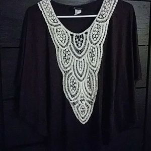 Chocolate brown blouse